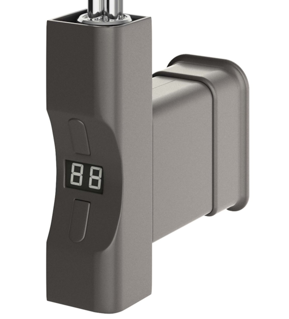 Grzałka GHE Eco 150W czarny RAL 9005 mat nakładka D