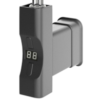 GHE heater Eco 900W Anthracite str. D overlay 