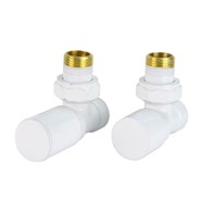 TULLY angle control valves set, white