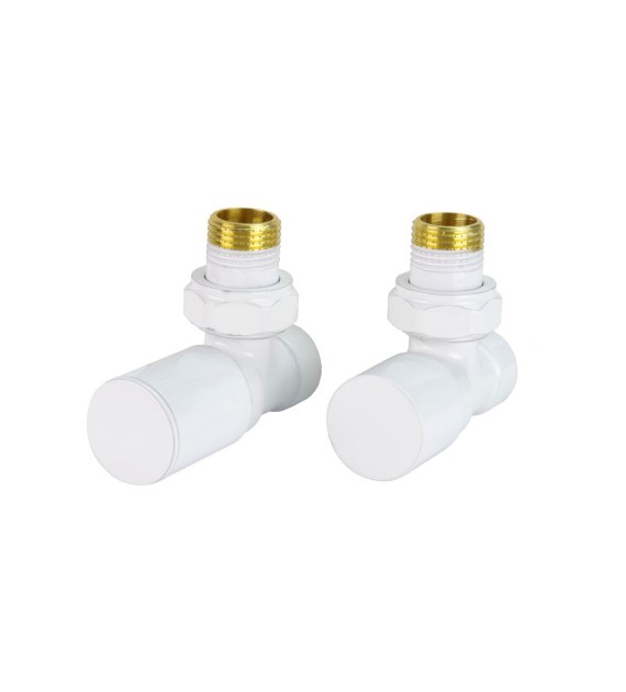 TULLY angle control valves set, white