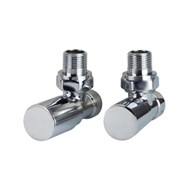 Set of regulating valves TULLY angle chrome
