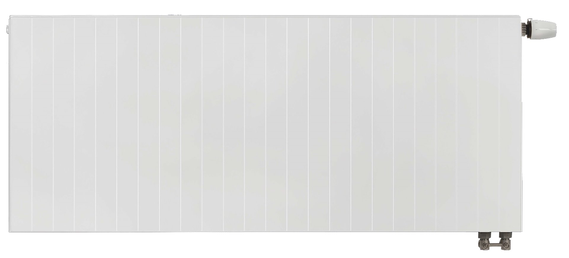 Plain Line PL 700x400 mm, typ11, 419 W, biały RAL 9016 połysk, prawy