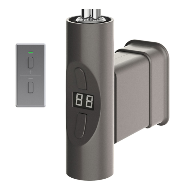 Grzałka GH Grzałka 600W GRAPHITE, Nakładka O, z pilotem