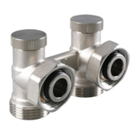 Zawory Premium VarioTerm Podgrzejnikowy KĄTOWY nikiel