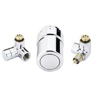 Zawory termostatyczne X-Tra Collection Danfoss prawy chrom