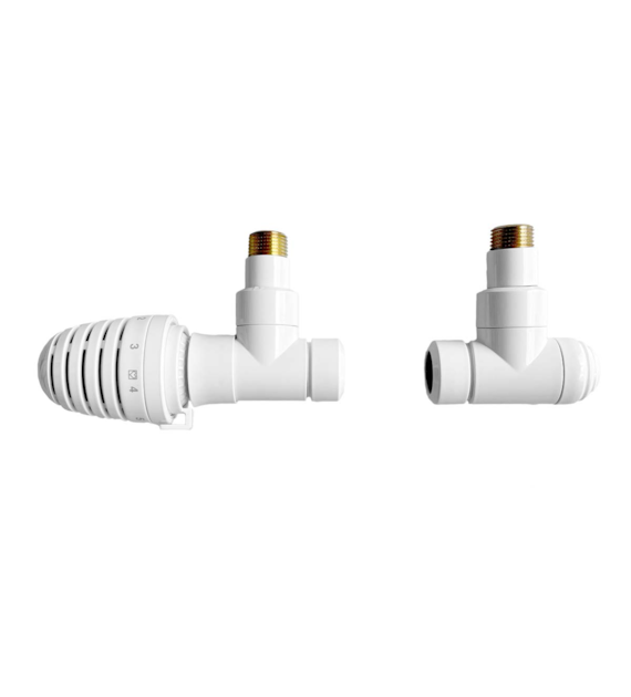 Zawory termostatyczne HERZ De Luxe biały