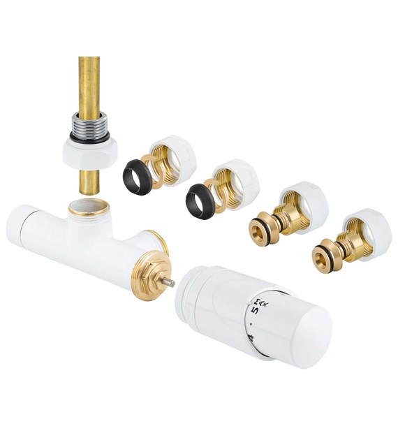 TULLY T-connection block angle set, white